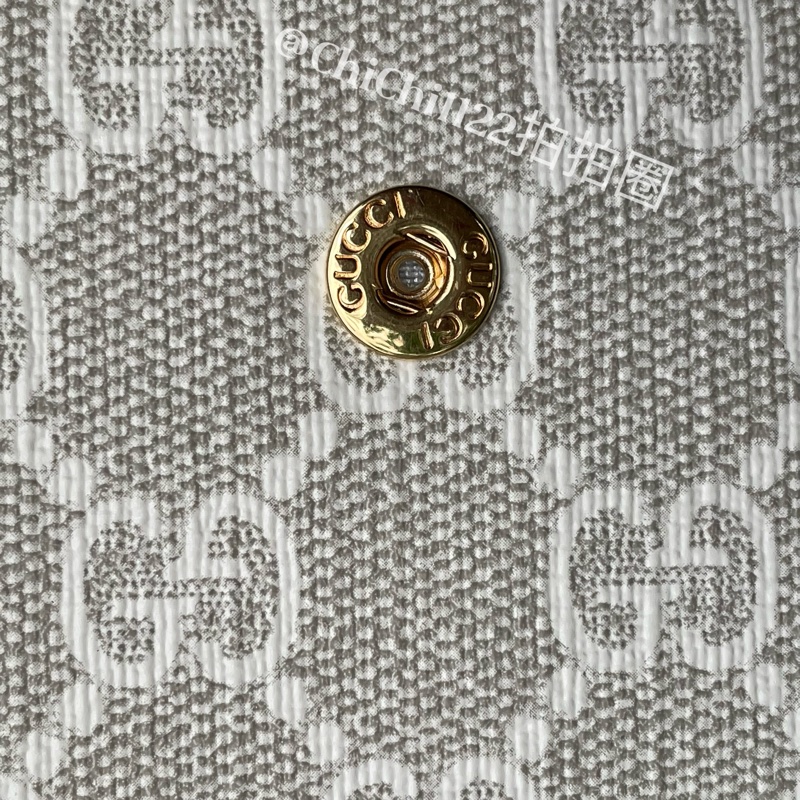 Gucci 日本限定花色 短夾 燕麥粉 「全新閒置」-18