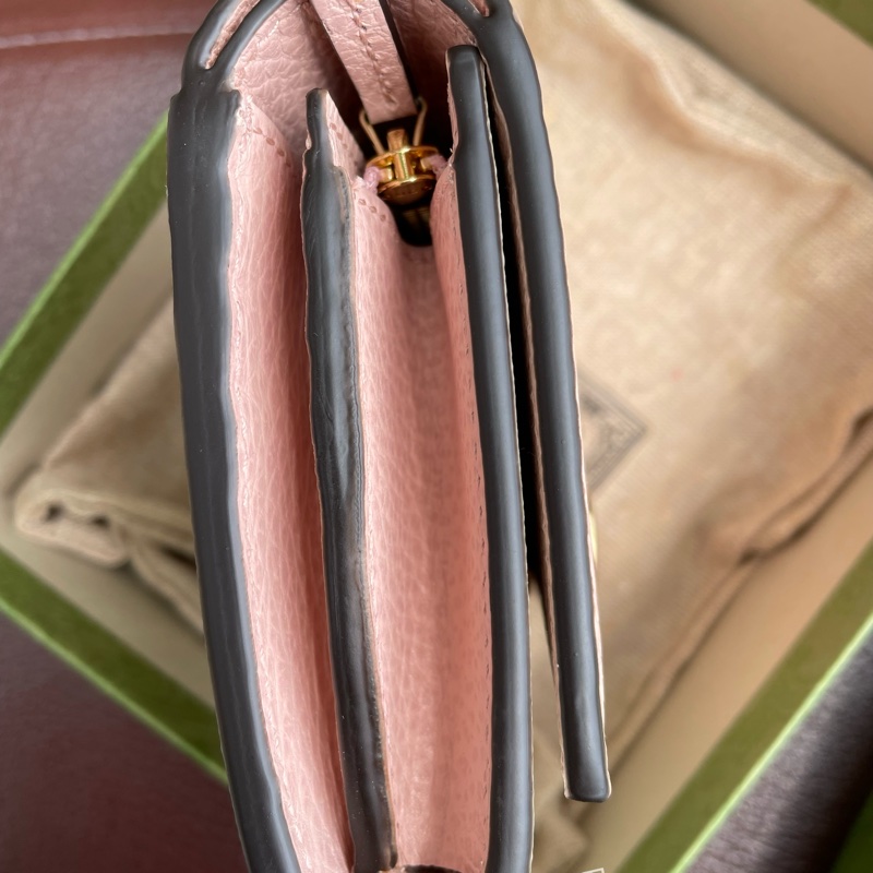 Gucci 日本限定花色 短夾 燕麥粉 「全新閒置」-23