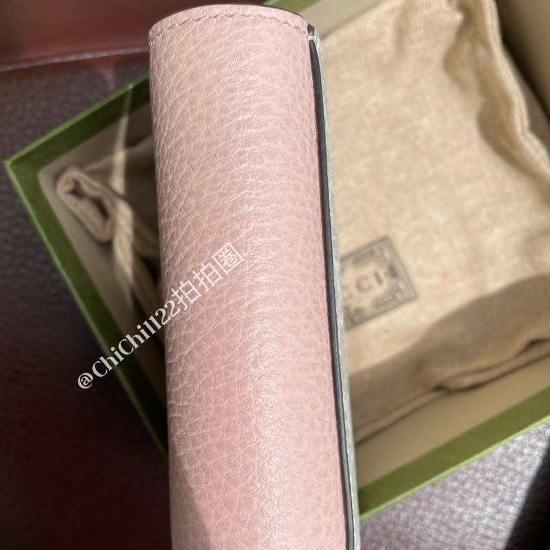 Gucci 日本限定花色 短夾 燕麥粉 「全新閒置」-25