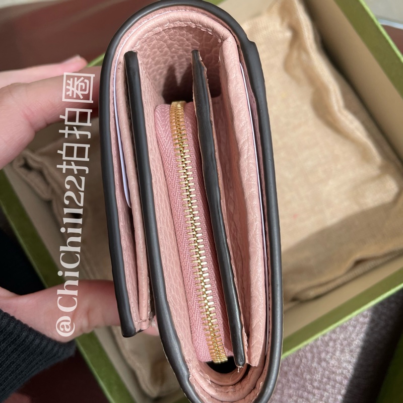 Gucci 日本限定花色 短夾 燕麥粉 「全新閒置」-28