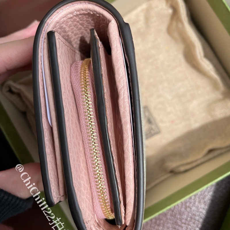 Gucci 日本限定花色 短夾 燕麥粉 「全新閒置」-29