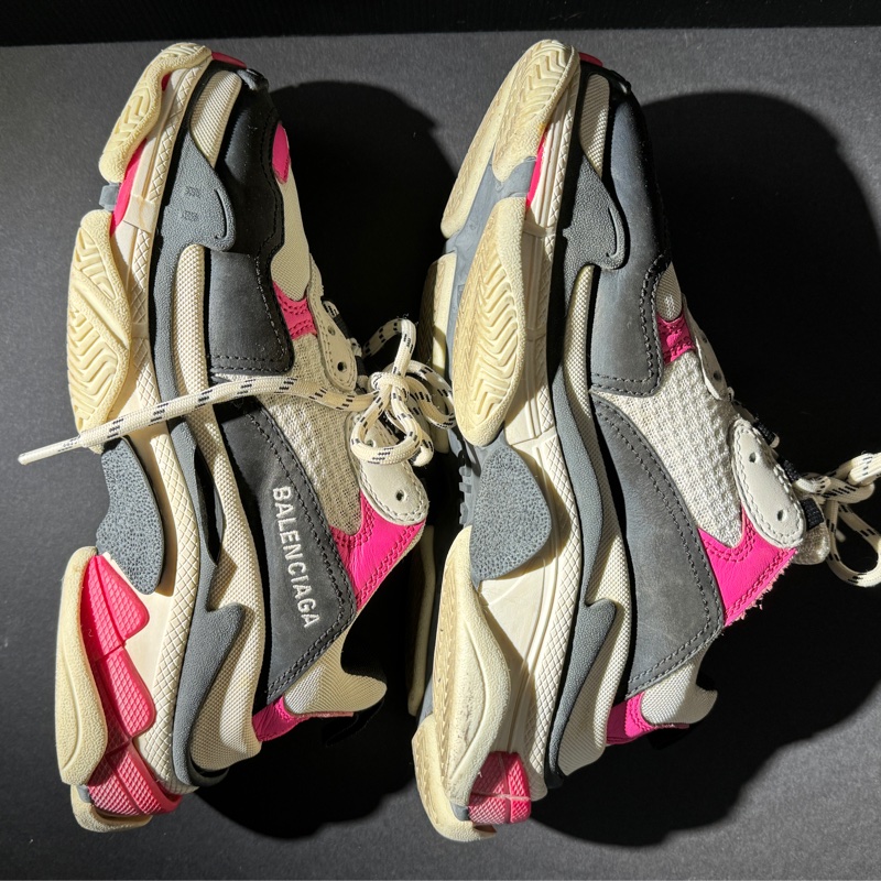 Balenciaga triple S 巴黎世家 老爹鞋 黑粉-11