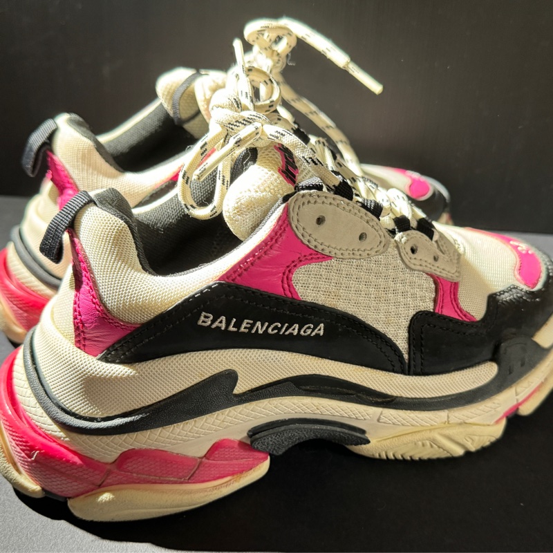 Balenciaga triple S 巴黎世家 老爹鞋 黑粉-13