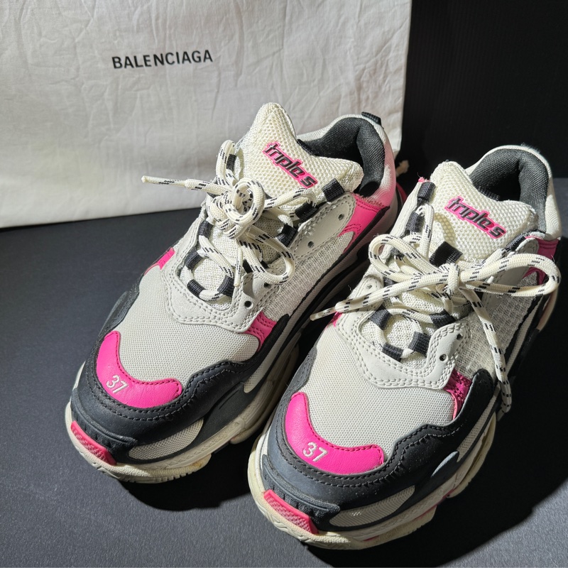 Balenciaga triple S 巴黎世家 老爹鞋 黑粉-24