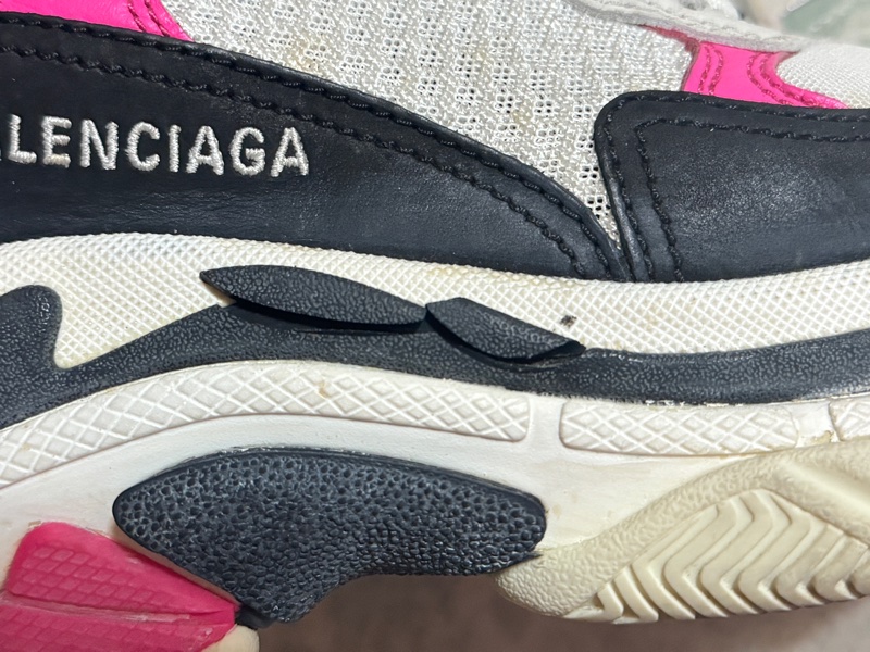 Balenciaga triple S 巴黎世家 老爹鞋 黑粉-22