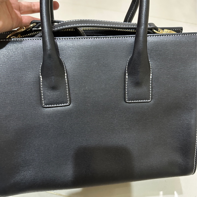 Vivienne Westwood 土星黑色手提肩背包 有瑕疵-1