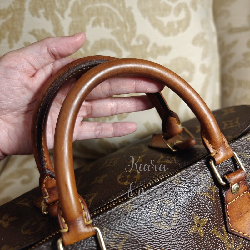 超甜價 Louis Vuitton LV Speedy 30 波士頓包 手提包 手袋 手拎 媽媽包 返工袋 斜揹包 兩用 中古 vintage-18