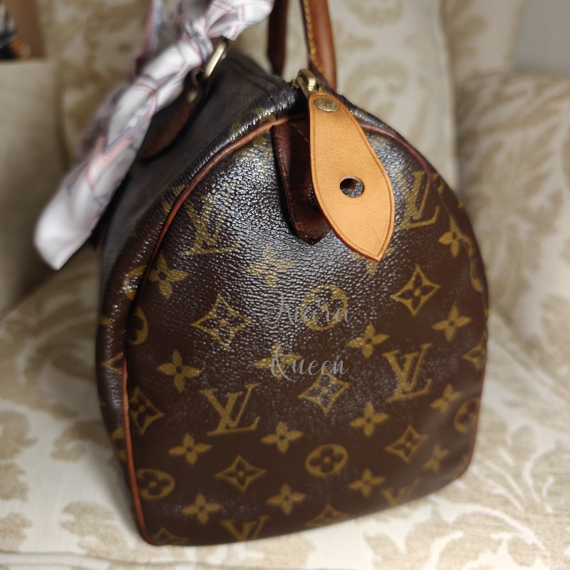 超甜價 Louis Vuitton LV Speedy 30 波士頓包 手提包 手袋 手拎 媽媽包 返工袋 斜揹包 兩用 中古 vintage-2