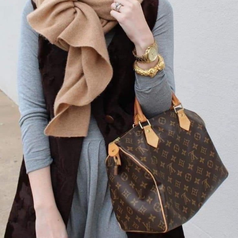 超甜價 Louis Vuitton LV Speedy 30 波士頓包 手提包 手袋 手拎 媽媽包 返工袋 斜揹包 兩用 中古 vintage-23