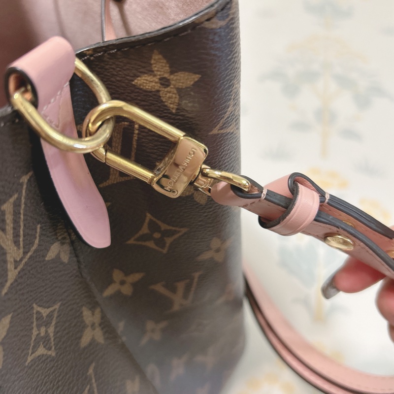 LV水桶包粉色 M44022 NÉONOÉ Monogram塗層帆布/牛皮-15