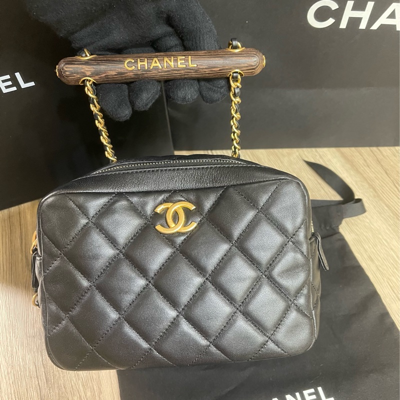 ❣️限時特價❣️（保留中）全新品Chanel木棍相機包(sogo百貨專櫃購入配件齊全）-7
