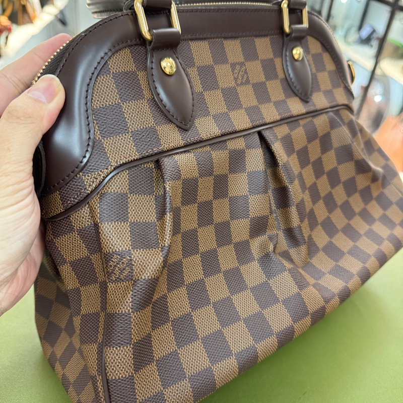LV Trevi 棕色棋盤格 葫蘆包 手提袋 餃子包-1