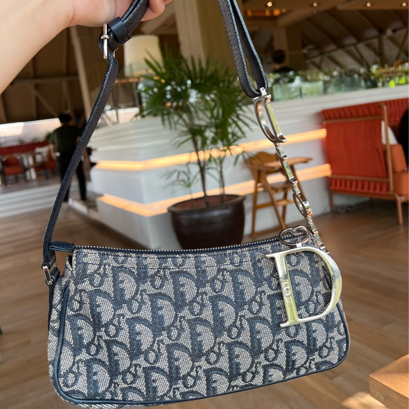 Dior大D扣腋下包-10