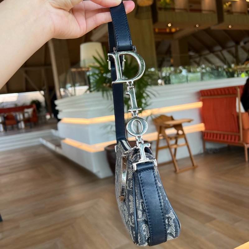 Dior大D扣腋下包-12