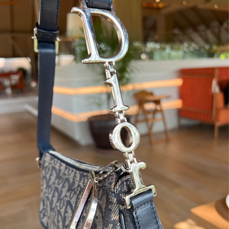 Dior大D扣腋下包-15