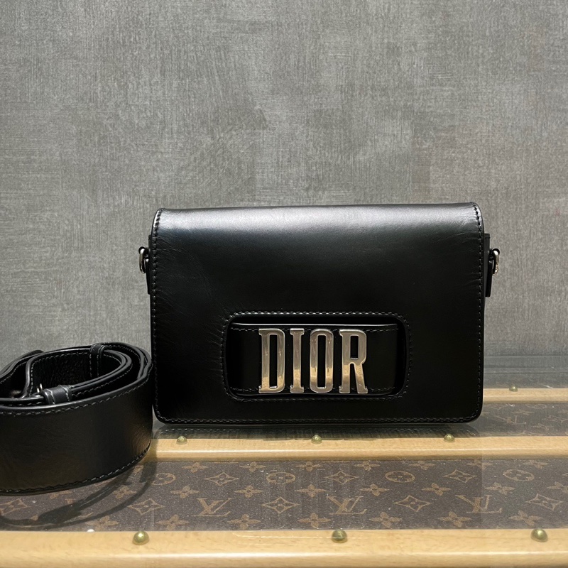 Dior jadior黑金中號手提斜挎包-0