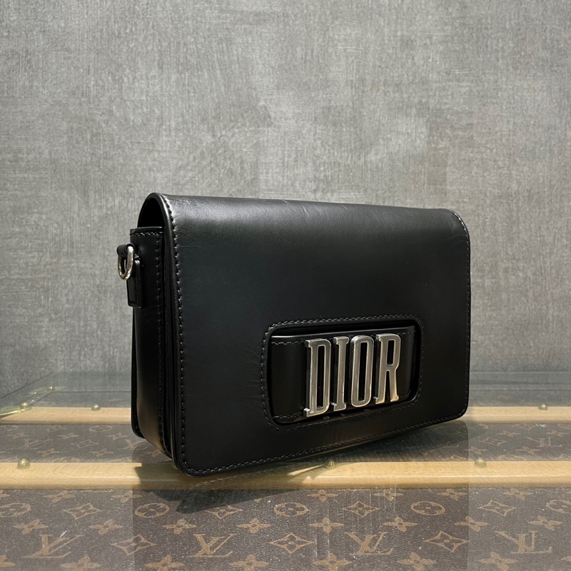 Dior jadior黑金中號手提斜挎包-1