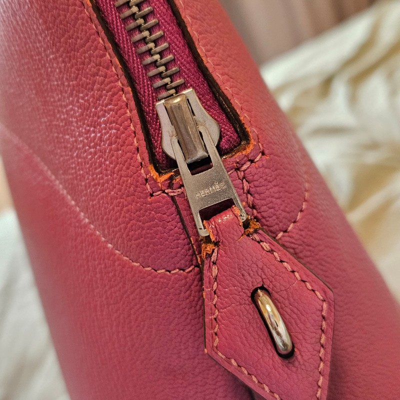 Hermès 愛馬仕 頂級稀有山羊皮 bolide 31 I刻 柏麗包手提包 斜背包-3