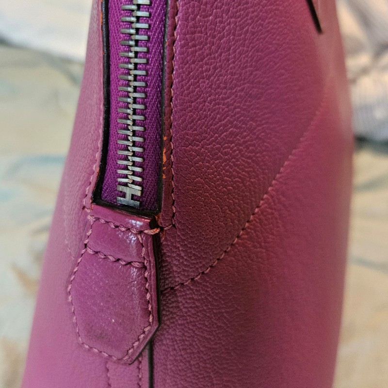 Hermès 愛馬仕 頂級稀有山羊皮 bolide 31 I刻 柏麗包手提包 斜背包-4