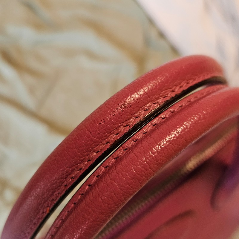 Hermès 愛馬仕 頂級稀有山羊皮 bolide 31 I刻 柏麗包手提包 斜背包-9