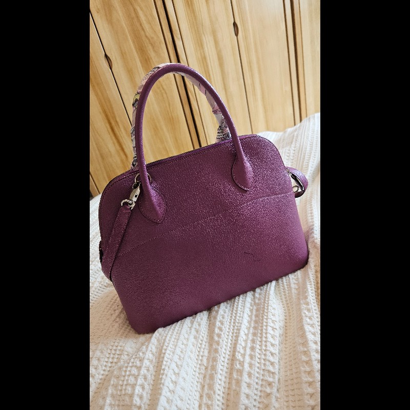 Hermès 愛馬仕 頂級稀有山羊皮 bolide 31 I刻 柏麗包手提包 斜背包-6