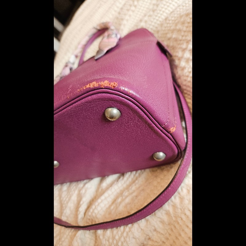 Hermès 愛馬仕 頂級稀有山羊皮 bolide 31 I刻 柏麗包手提包 斜背包-8