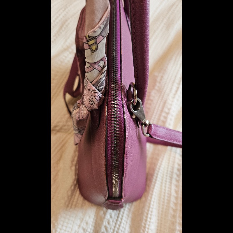 Hermès 愛馬仕 頂級稀有山羊皮 bolide 31 I刻 柏麗包手提包 斜背包-14