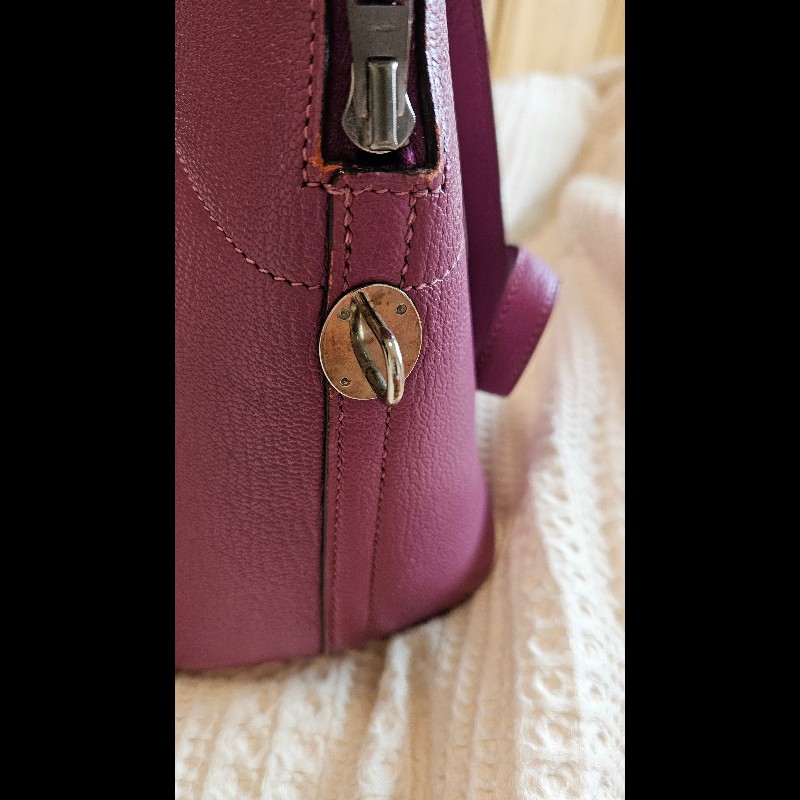 Hermès 愛馬仕 頂級稀有山羊皮 bolide 31 I刻 柏麗包手提包 斜背包-15