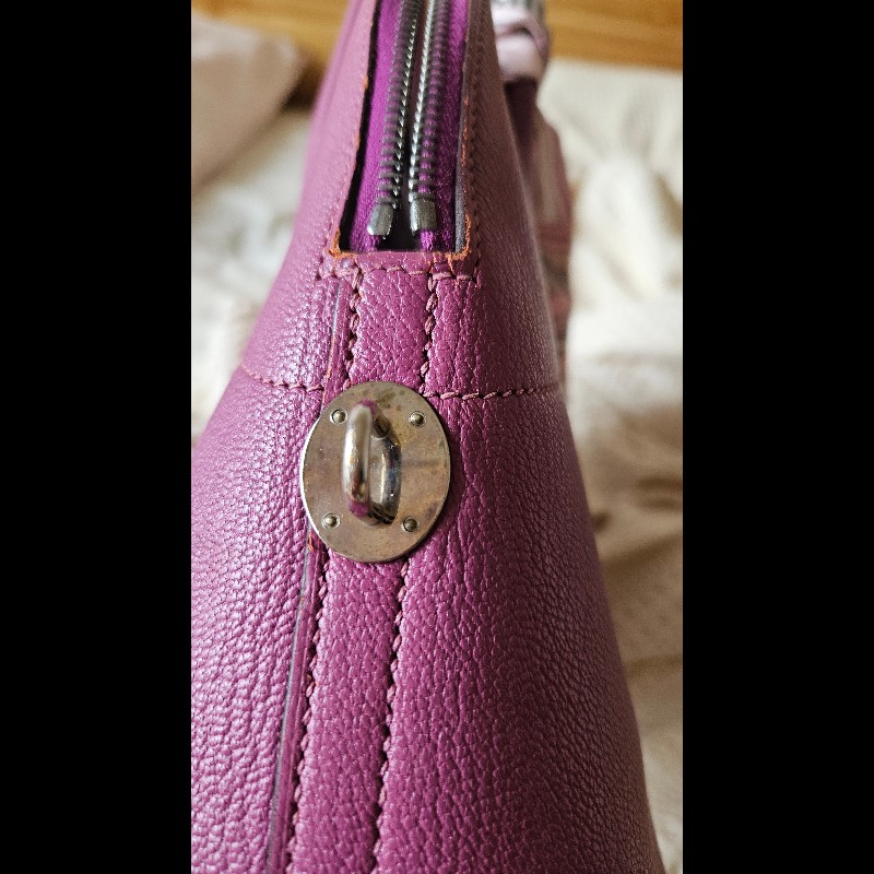 Hermès 愛馬仕 頂級稀有山羊皮 bolide 31 I刻 柏麗包手提包 斜背包-25