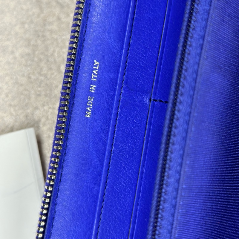 🔥稀有款釋出🔥 #Chanel✨98新美品✨ 拉鍊 #長夾 加鏈可當斜背 #woc-3