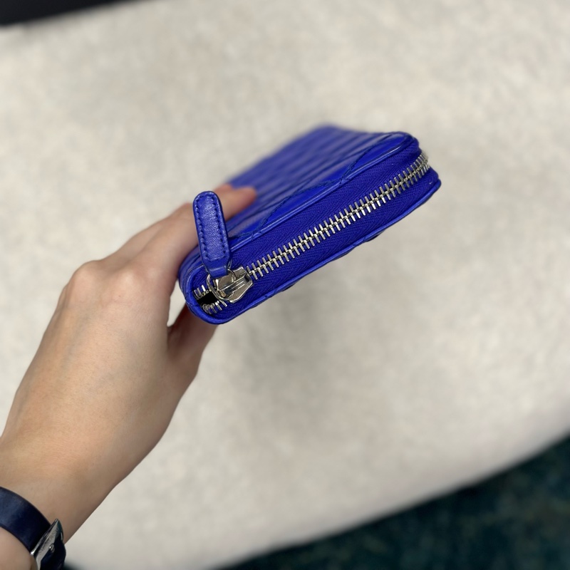 🔥稀有款釋出🔥 #Chanel✨98新美品✨ 拉鍊 #長夾 加鏈可當斜背 #woc-9