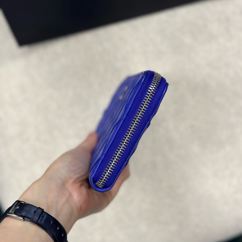 🔥稀有款釋出🔥 #Chanel✨98新美品✨ 拉鍊 #長夾 加鏈可當斜背 #woc-11