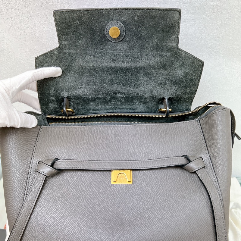Celine belt bag mini 灰色鯰魚包（迷你尺寸即大號）-15