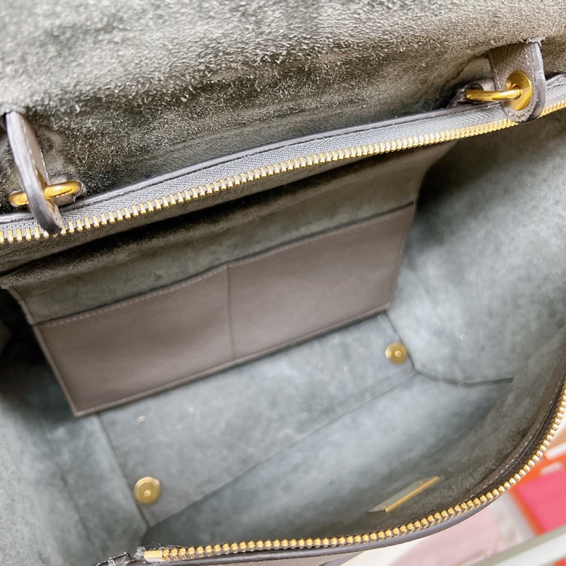 Celine belt bag mini 灰色鯰魚包（迷你尺寸即大號）-17