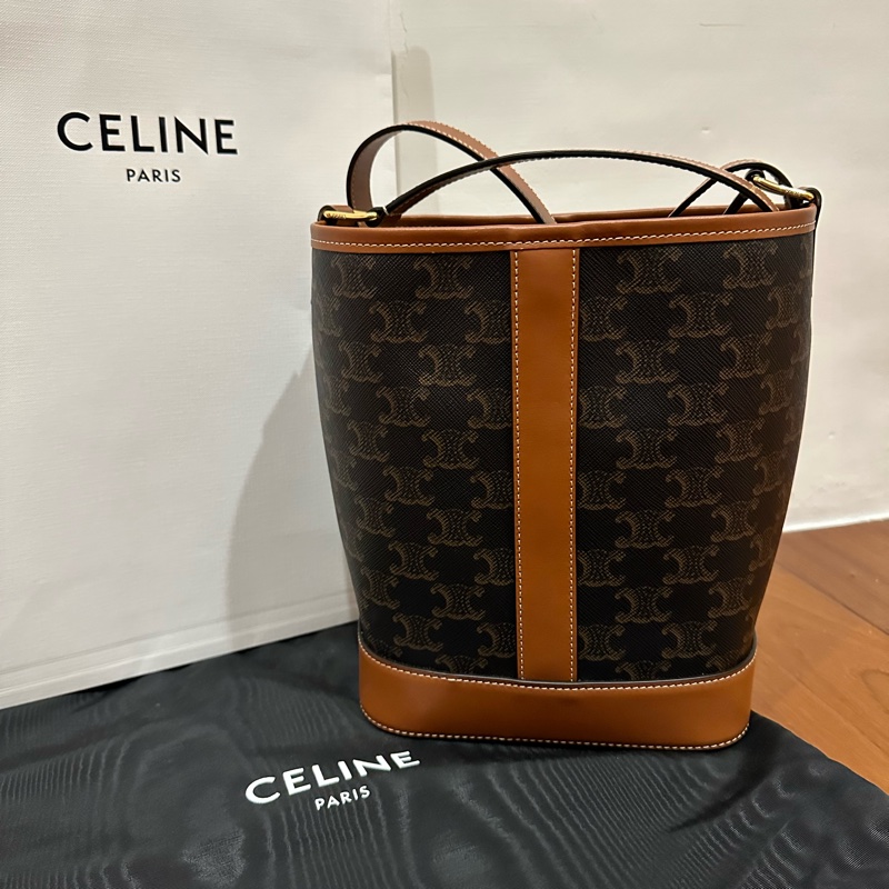 Celine 老花水桶包 95新-0