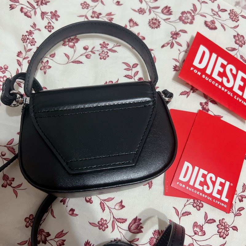 DIESEL 1dr xs 黑色 叮噹包-3