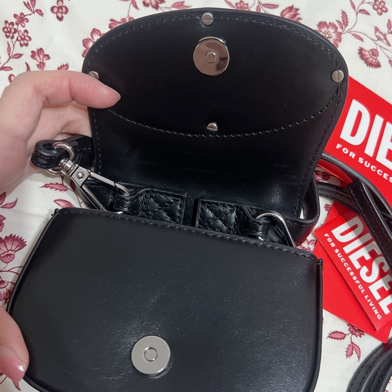 DIESEL 1dr xs 黑色 叮噹包-4