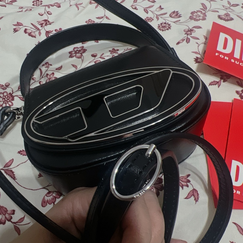 DIESEL 1dr xs 黑色 叮噹包-6