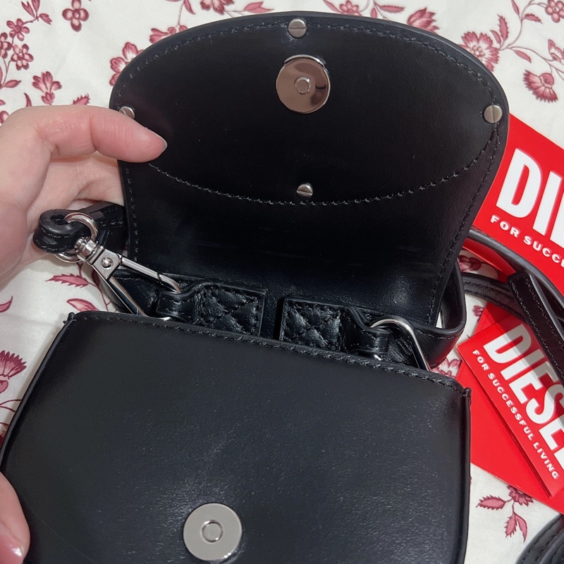 DIESEL 1dr xs 黑色 叮噹包-9