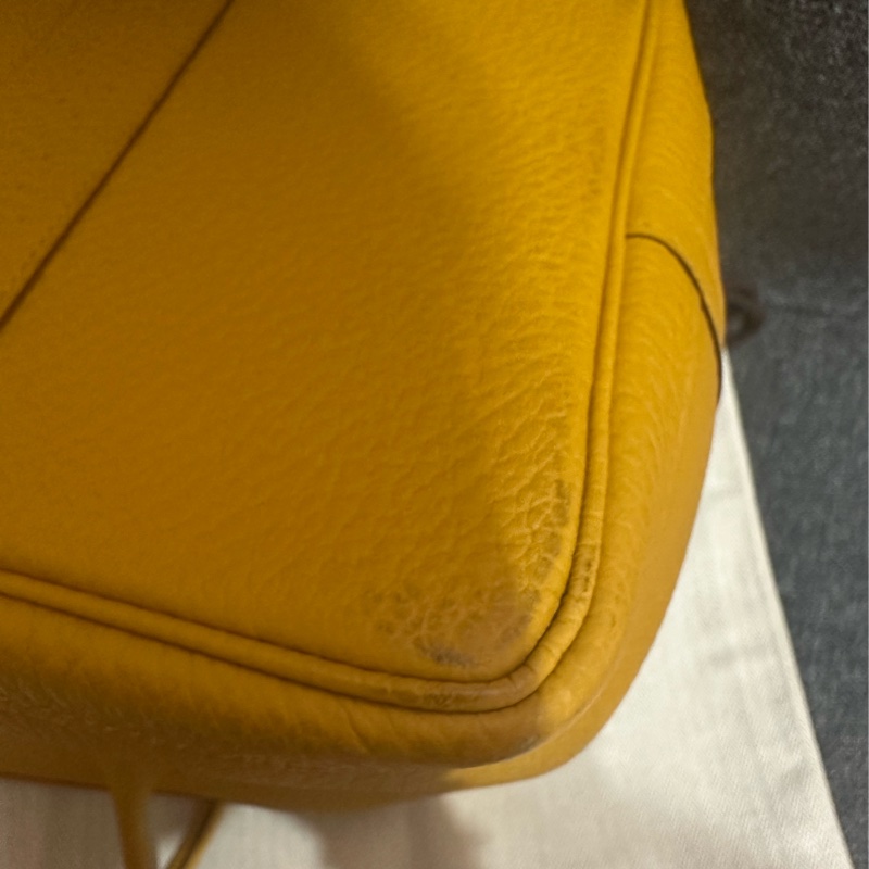 Hermès愛馬仕 GP36 Garden Party 36 琥珀黃Jaune Amber-8