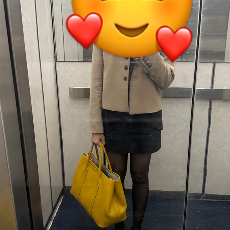 Hermès愛馬仕 GP36 Garden Party 36 琥珀黃Jaune Amber-4