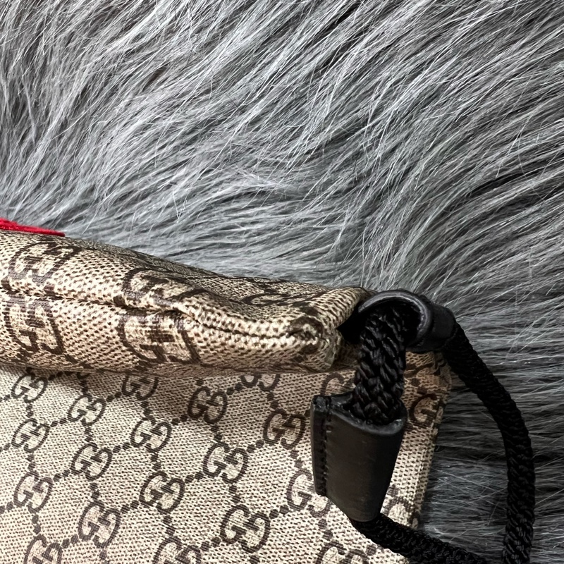 Gucci 473872 老花 貓咪 GG Logo 後背包 束口包 手提包 肩背包-9