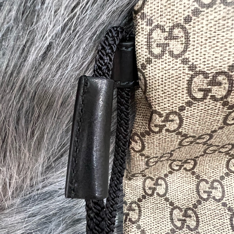 Gucci 473872 老花 貓咪 GG Logo 後背包 束口包 手提包 肩背包-10
