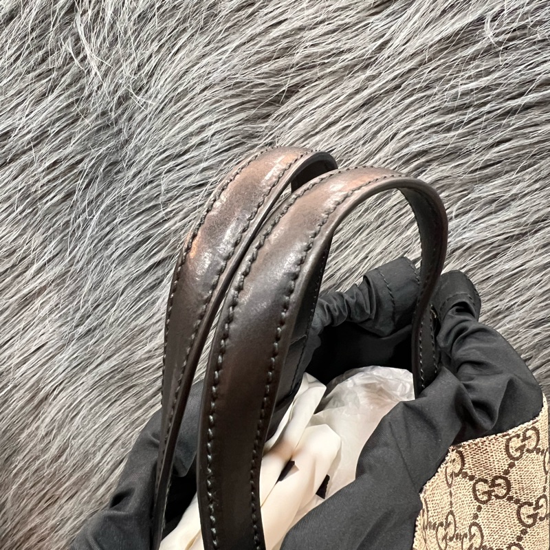 Gucci 473872 老花 貓咪 GG Logo 後背包 束口包 手提包 肩背包-17