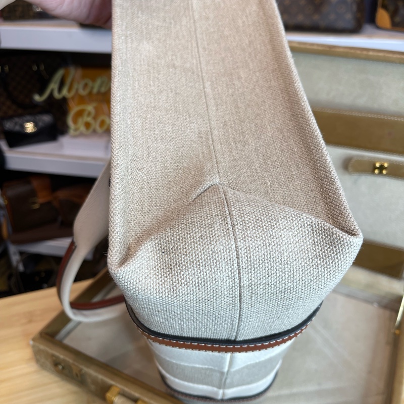 CHLOE woody Medium中款雙把Logo托特包🧸超夯新款-8