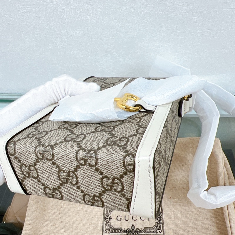 (❌已出) 全新未使用 Gucci horsebit 1955 白色馬鞍扣手機包 迷你包phone bag-8