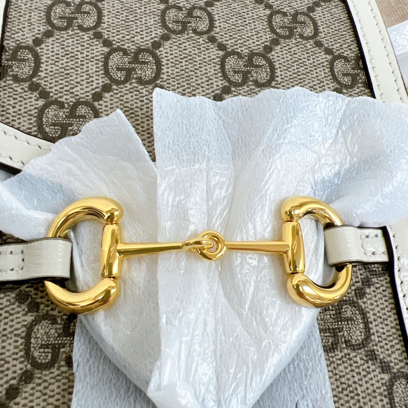 (❌已出) 全新未使用 Gucci horsebit 1955 白色馬鞍扣手機包 迷你包phone bag-12