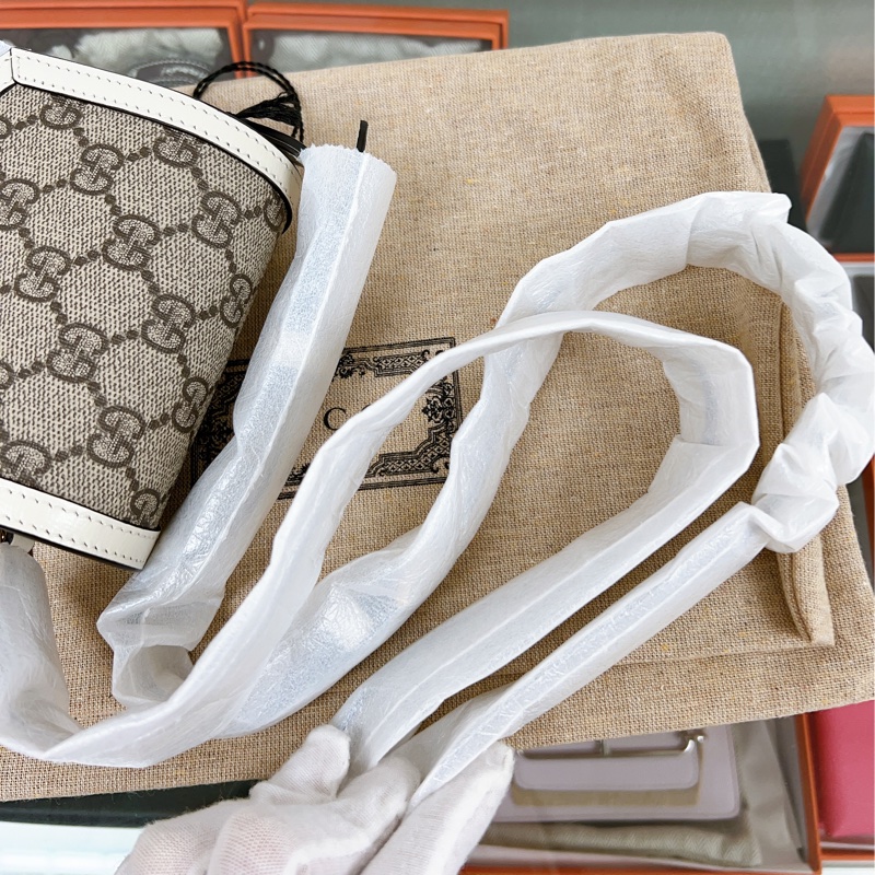 (❌已出) 全新未使用 Gucci horsebit 1955 白色馬鞍扣手機包 迷你包phone bag-13