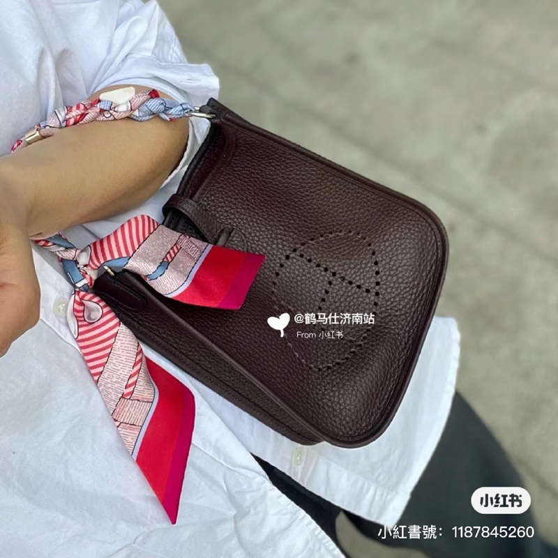 愛馬仕～Hermes  Evelyne16 馬鞍紅 /紅棕色  銀釦  Z刻  ⭕️全新⭕️膠膜未撕⭕️-2