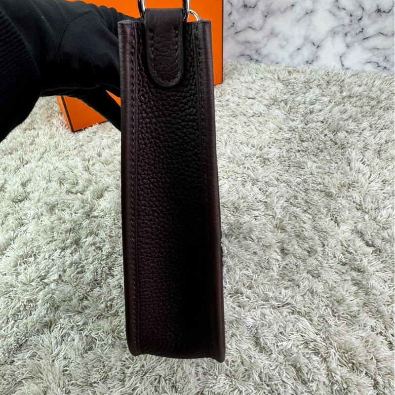 愛馬仕～Hermes  Evelyne16 馬鞍紅 /紅棕色  銀釦  Z刻  ⭕️全新⭕️膠膜未撕⭕️-10